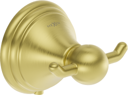 Mexen Lusso dvojni kavelj za brisačo, brušeno zlato - 70A16812-55