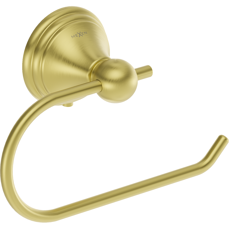 Mexen Lusso tualetes papīra turētājs, zelta matēts - 70A16823-55