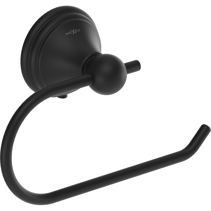 Mexen Lusso tualetes papīra turētājs, melns - 70A16823-70