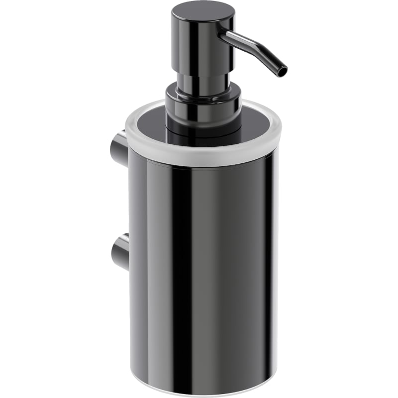 Mexen Loop zeepdispenser, black chrome - 70A71058-73