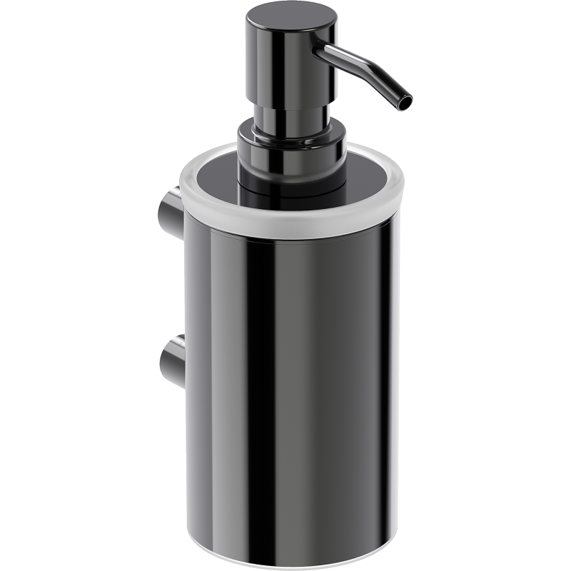 Mexen Loop ziepju dozators, melns hroms - 70A71058-73