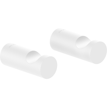 Mexen Loop crochet à serviette (2 pièces), blanc - 70A71010-20