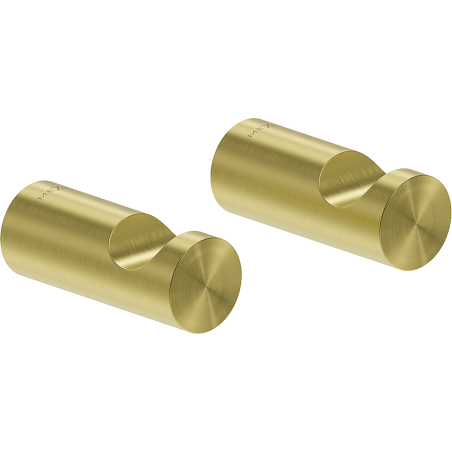 Mexen Loop γάντζος για πετσέτα (2 τμχ.), χρυσός βουρτσισμένος - 70A71010-55