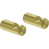 Mexen Loop gancio per asciugamani (2 pezzi), oro spazzolato - 70A71010-55