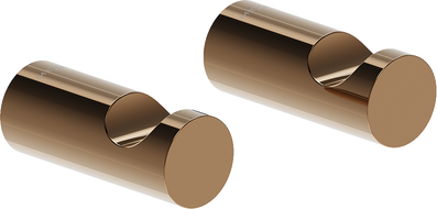 Mexen Loop towel hook (2 pieces), rose gold - 70A71010-60