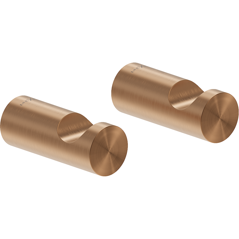 Mexen Loop άγκιστρο για πετσέτα (2 τεμ.), βουρτσισμένος χαλκός - 70A71010-65