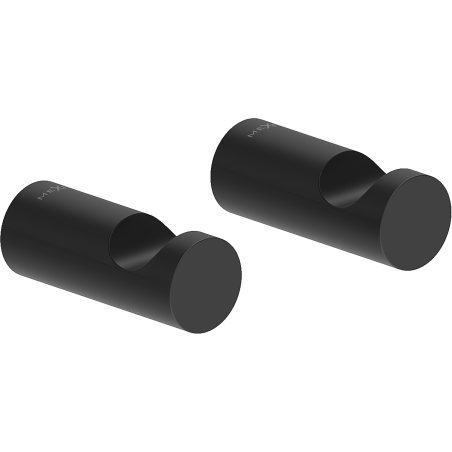 Mexen Loop crochet pour serviette (2 pièces), noir - 70A71010-70