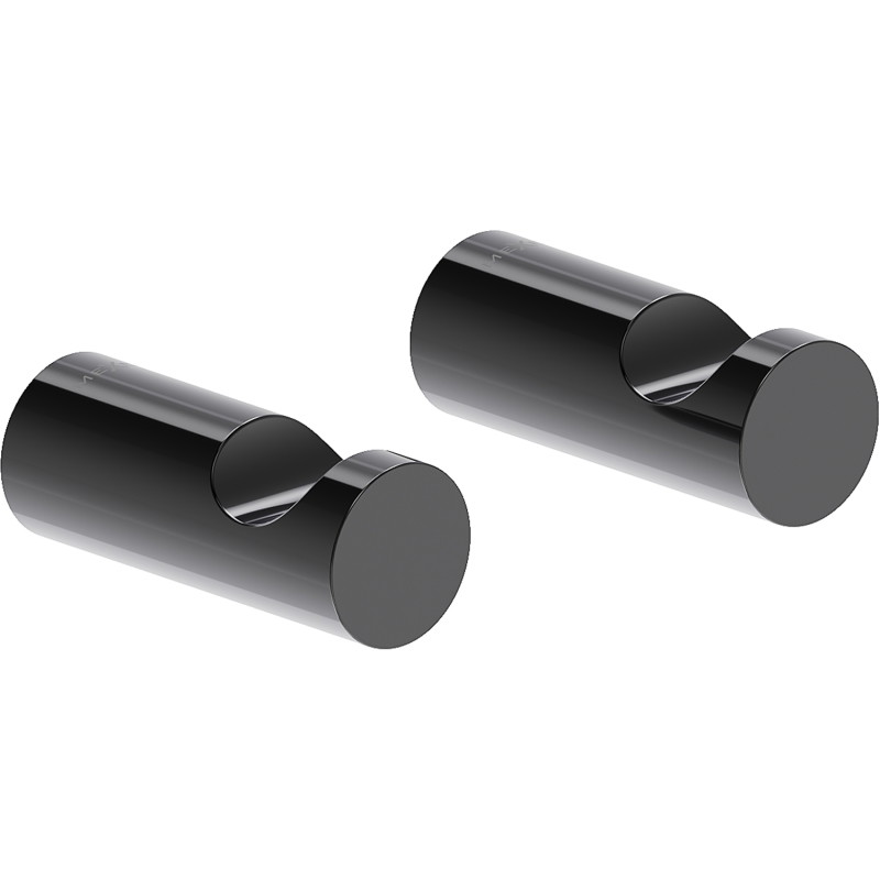Mexen Loop Handtuchhaken (2 Stk.), Black Chrome - 70A71010-73