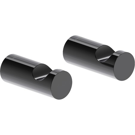 Mexen Loop άγκιστρο για πετσέτα (2 τεμ.), μαύρο χρώμιο - 70A71010-73