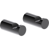 Mexen Loop haczyk na ręcznik (2 szt.), black chrome - 70A71010-73