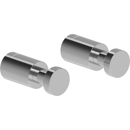 Mexen Loop crochet à serviette (2 pièces), chrome - 70A71011-00