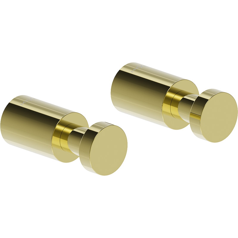 Mexen Loop gancho para toallas (2 uds.), dorado - 70A71011-50