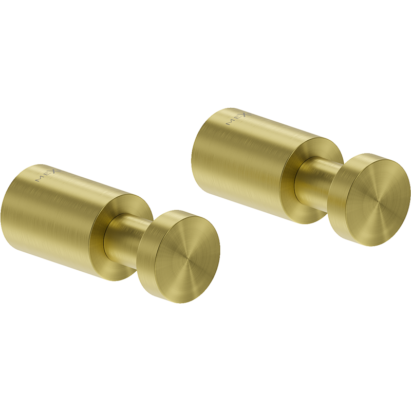 Mexen Loop crochet pour serviette (2 pièces), or brossé - 70A71011-55