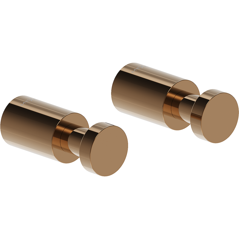 Mexen Loop άγκιστρο για πετσέτα (2 τεμ.), ροζ χρυσό - 70A71011-60