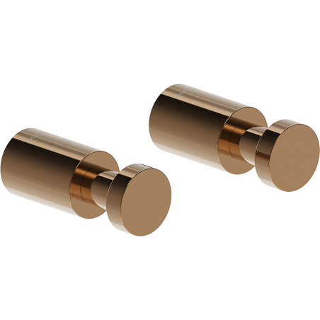 Mexen Loop kavelj za brisačo (2 kosa), rožnato zlato - 70A71011-60