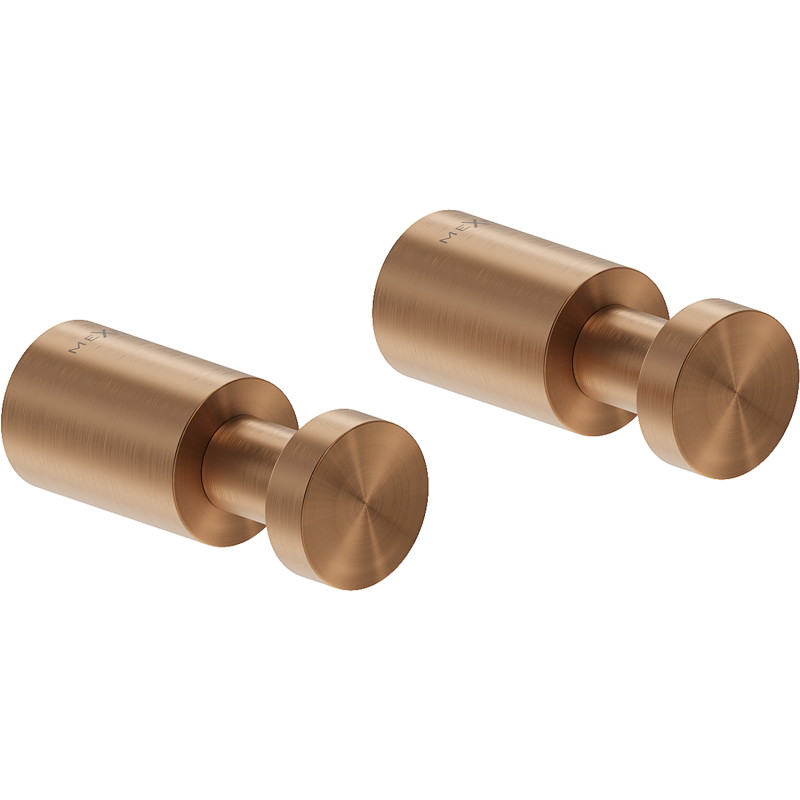 Mexen Loop gancho para toallas (2 uds.), cobre cepillado - 70A71011-65