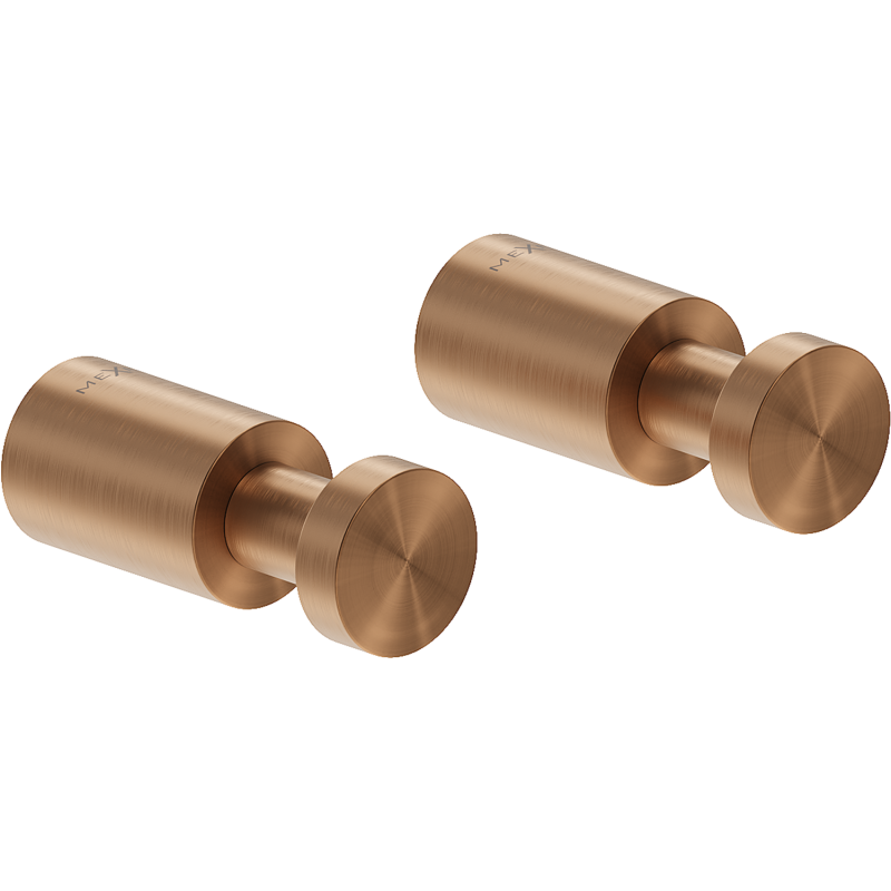 Mexen Loop γάντζος για πετσέτα (2 τεμ.), βουρτσισμένο χαλκό - 70A71011-65