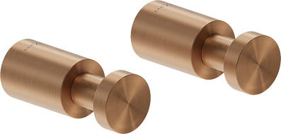Mexen Loop towel hook (2 pcs), brushed copper - 70A71011-65