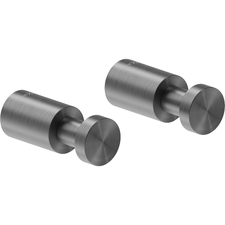 Mexen Loop κρεμάστρα πετσέτας (2 τεμάχια), gun gray βουρτσισμένο - 70A71011-66