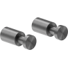 Mexen Loop Handtuchhaken (2 Stück), gebürstet gun gray - 70A71011-66