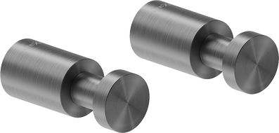 Mexen Loop κρεμάστρα πετσέτας (2 τεμάχια), gun gray βουρτσισμένο - 70A71011-66