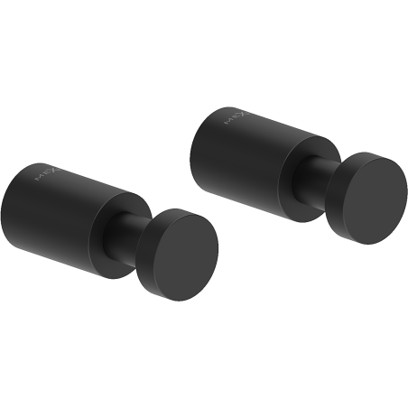 Mexen Loop γάντζος για πετσέτα (2 τεμάχια), μαύρος - 70A71011-70