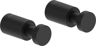 Mexen Loop kljuka za brisače (2 kosa), črna - 70A71011-70
