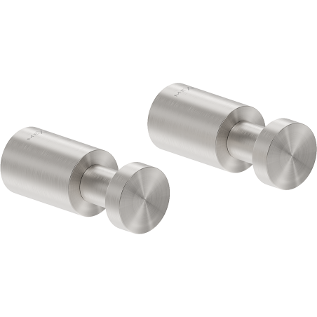 Mexen Loop crochet à serviette (2 pièces), nickel brossé - 70A71011-97