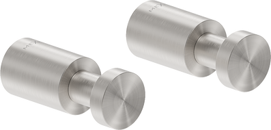 Mexen Loop kavel za brisače (2 kosa), brušen nikelj - 70A71011-97