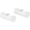Mexen Loop crochet pour serviette (2 pcs), blanc - 70A71012-20