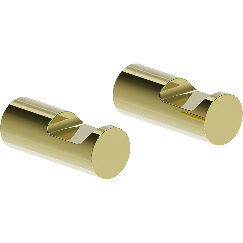 Mexen Loop gancho para toallas (2 uds.), dorado - 70A71012-50