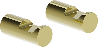 Mexen Loop crochet pour serviette (2 pièces), doré - 70A71012-50