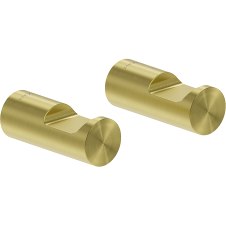 Mexen Loop kavelj za brisače (2 kosa), brušeno zlato - 70A71012-55