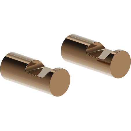 Mexen Loop crochet pour serviette (2 pièces), or rose - 70A71012-60