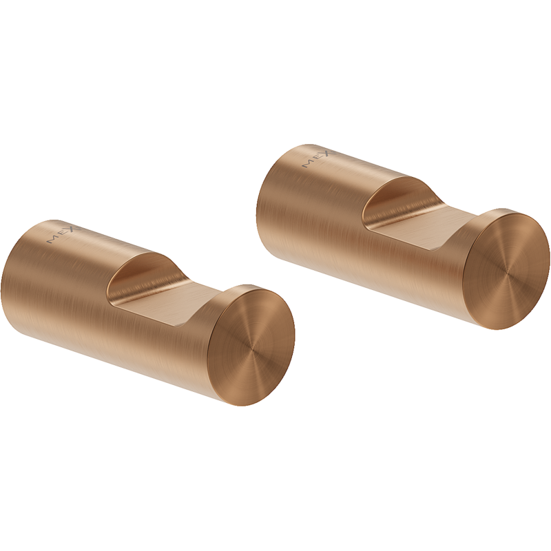 Mexen Loop άγκιστρο για πετσέτα (2 τεμάχια), βουρτσισμένο χαλκό - 70A71012-65