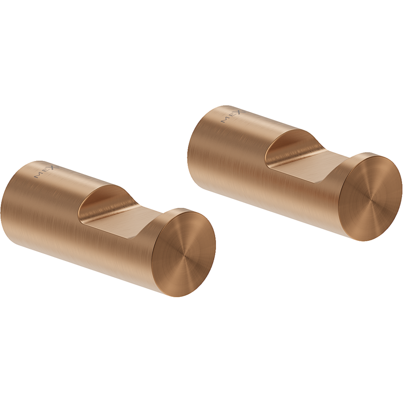 Mexen Loop crochet à serviette (2 pcs), cuivre brossé - 70A71012-65