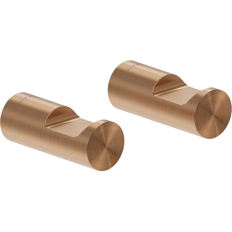 Mexen Loop crochet à serviette (2 pcs), cuivre brossé - 70A71012-65