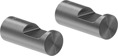 Mexen Loop γάντζος για πετσέτα (2 τεμ.), βουρτσισμένο gun gray - 70A71012-66