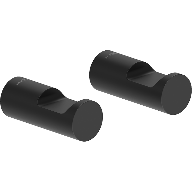 Mexen Loop crochet pour serviette (2 pièces), noir - 70A71012-70