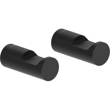 Mexen Loop handdoekhaak (2 stuks), zwart - 70A71012-70