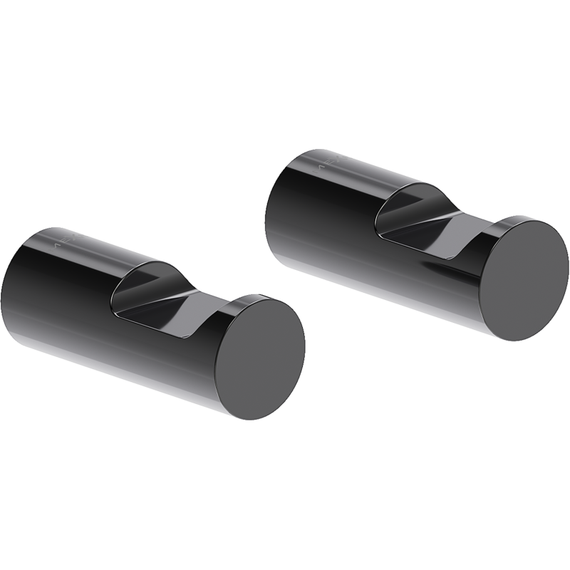 Mexen Loop γάντζος για πετσέτα (2 τεμάχια), μαύρο χρώμιο - 70A71012-73