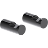 Mexen Loop haczyk na ręcznik (2 szt.), black chrome - 70A71012-73