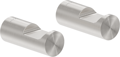 Mexen Loop kavelj za brisače (2 kosa), brušen nikelj - 70A71012-97