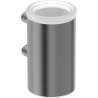 Mexen Loop kubek na szczoteczki, gun gray szczotkowany - 70A71051-66