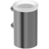 Mexen Loop toothbrush holder, gun gray brushed - 70A71051-66