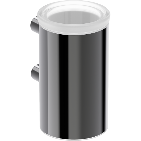 Mexen Loop kubek na szczoteczki, black chrome - 70A71051-73