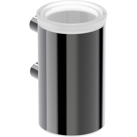 Mexen Loop zoboj na zobu birstēm, melns hroms - 70A71051-73