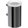 Mexen Loop kubek na szczoteczki, black chrome - 70A71051-73