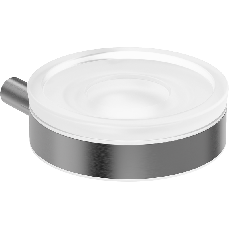 Mexen Loop support à savon, gris métallique brossé - 70A71055-66