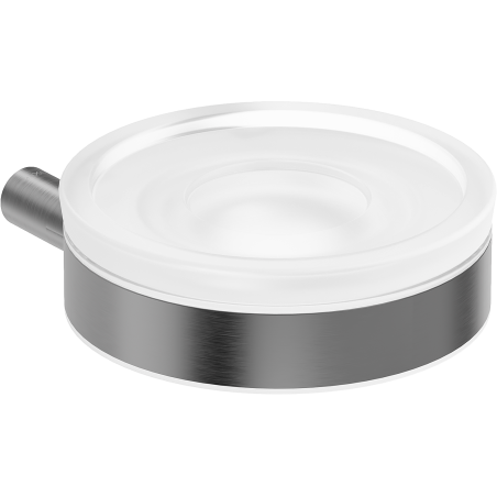 Mexen Loop support à savon, gris métallique brossé - 70A71055-66